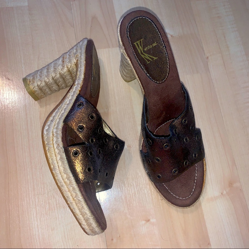Like New Leather Espadrille Sandals